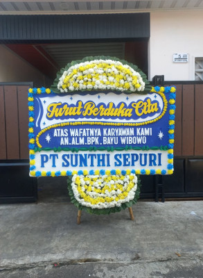 Papan Bunga Duka di Kedurang